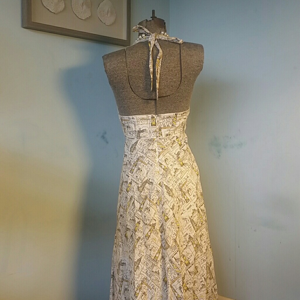 J. Crew Lighthouse Postcard Halter Dress - Picture 4 of 6